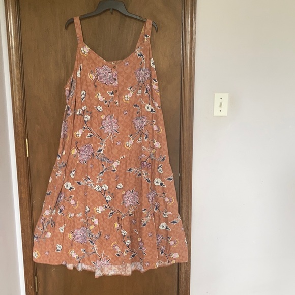 Relisted Sonoma sleeveless floral print dress with pockets 3X or 4X - Picture 3 of 17